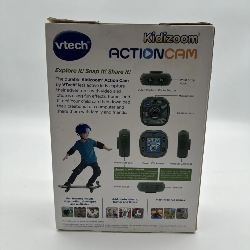 VTech Kidizoom 1707 Action Cam Camouflage 1.4